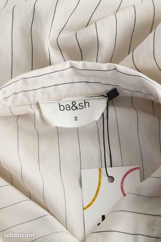 Ba Sh Bash Chemise Blanche Chemise En Coton