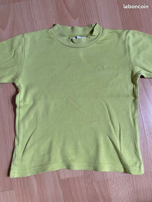 Beau sous-pull vert anis ORCHESTRA T. 6 ans/116 cm garçon TBE (image 3)