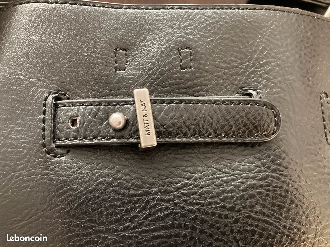 Sac à main Matt Nat Noir (cuir vegan) Accessoires Bagagerie