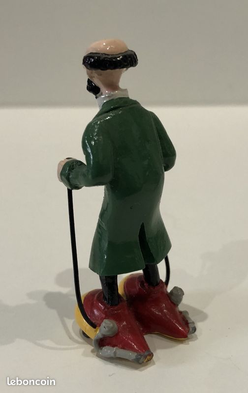 Figurine Pixi N°4507 - Tournesol En Patins à Roulettes (Tintin - Coke En Stock) - Boîte 1990