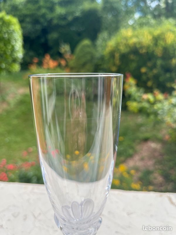 6 flûtes champagne Cristal d’Arques Granville (image 3)