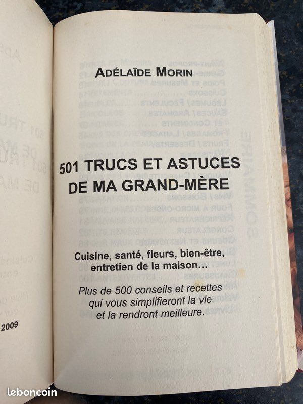 Livre TRUCS ET ASTUCES DE MA GRAND-MÈRE (image 2)