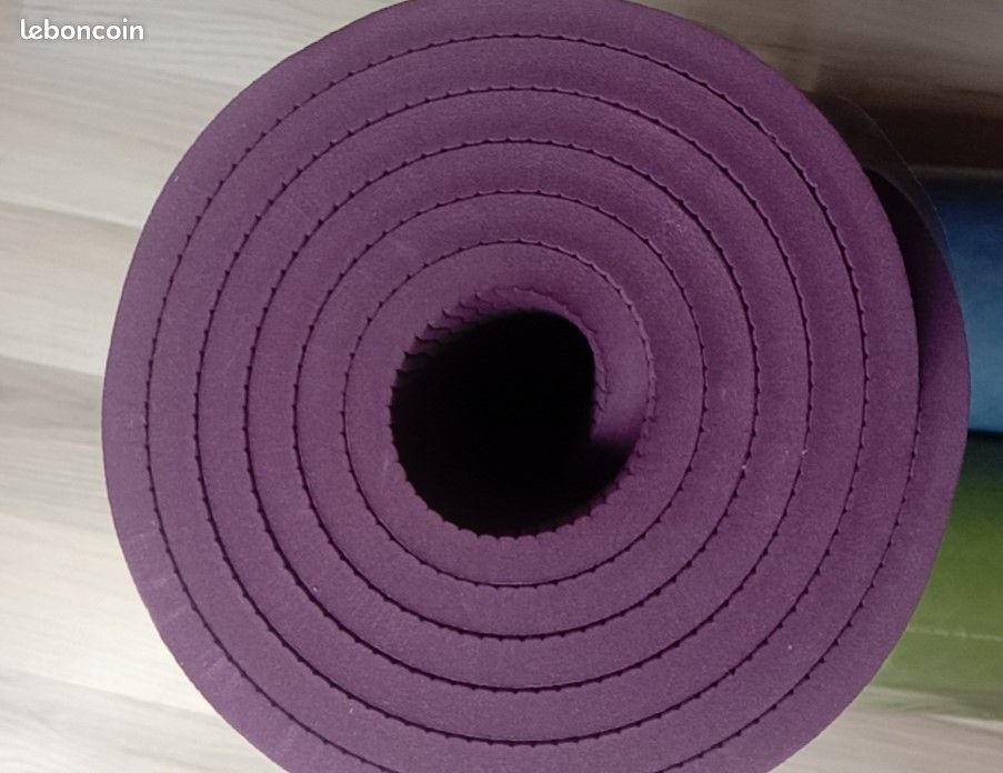 Tapis de yoga-neuf-grand format-183cmx61cmx 6mm (image 3)