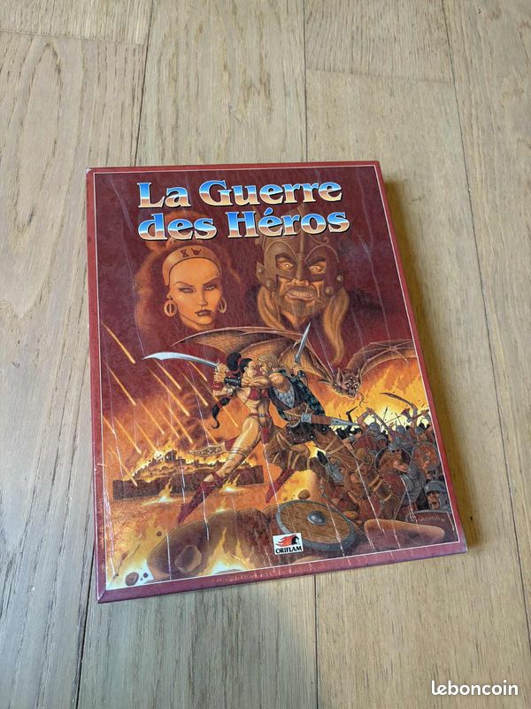 Jeu "La guerre des Héros" - Runequest - Ed. Oriflam (1993) (image 1)