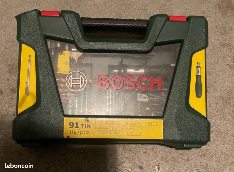 Perceuse visseuse Bosch 18V PSR 1800 LI-2 + Coffret forets et embouts (image 3)