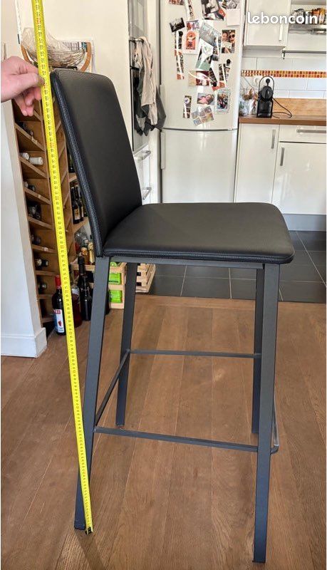 Lot de 2 chaises hautes/bar (image 7)