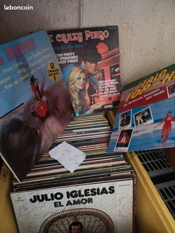 Lot de disques vinyles (image 1)