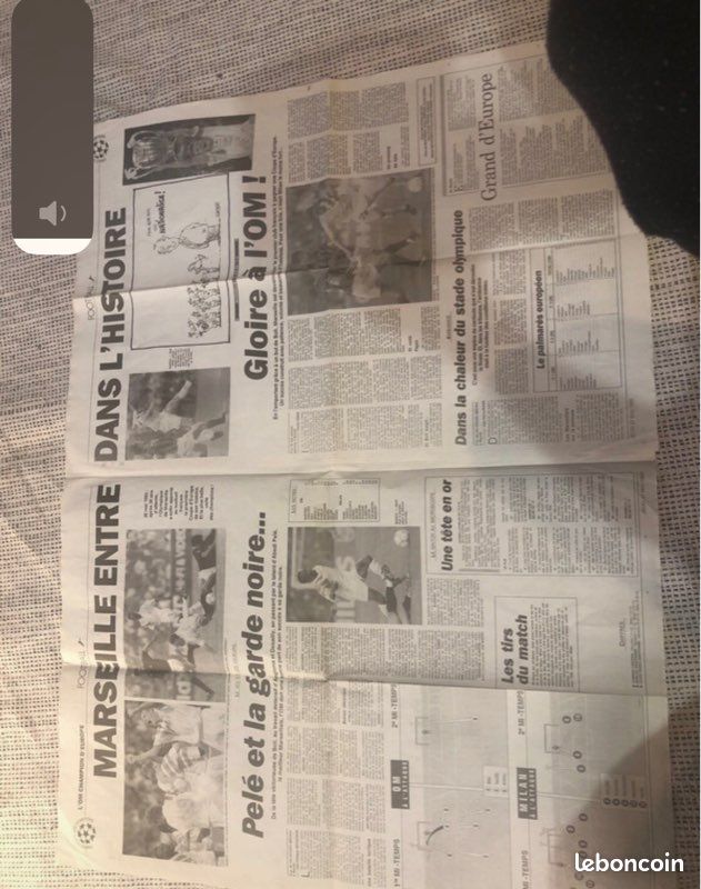 Journal L'Équipe – Marseille OM – Coupe De France – 06 Mai 1993 – Édition Référence (État Correct)