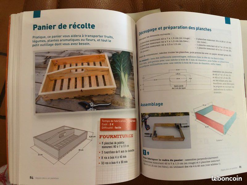 Livre: à faire vous même, Objets déco et Palettes (image 11)