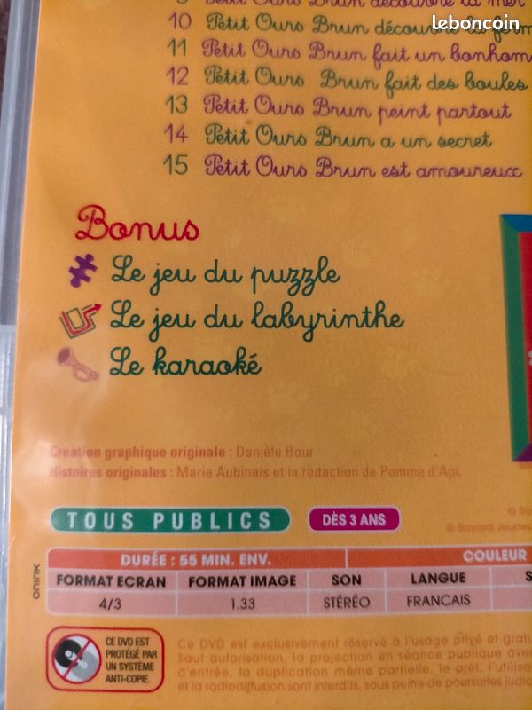 DVD Le Noël de petit ours brun (image 3)