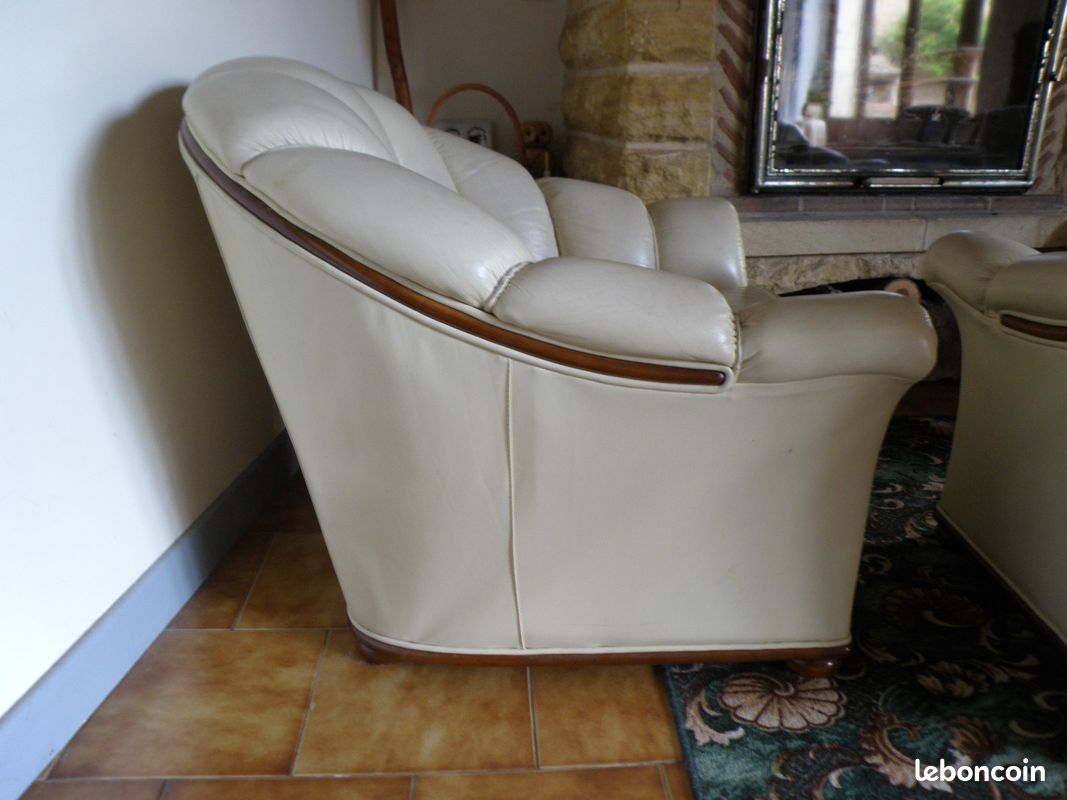 2 fauteuils cuir (image 4)