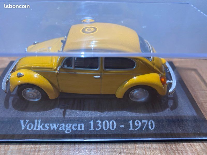Miniature WIKING Ho 1/87 - Volkswagen Coccinelle 1300 Jaune - Occasion