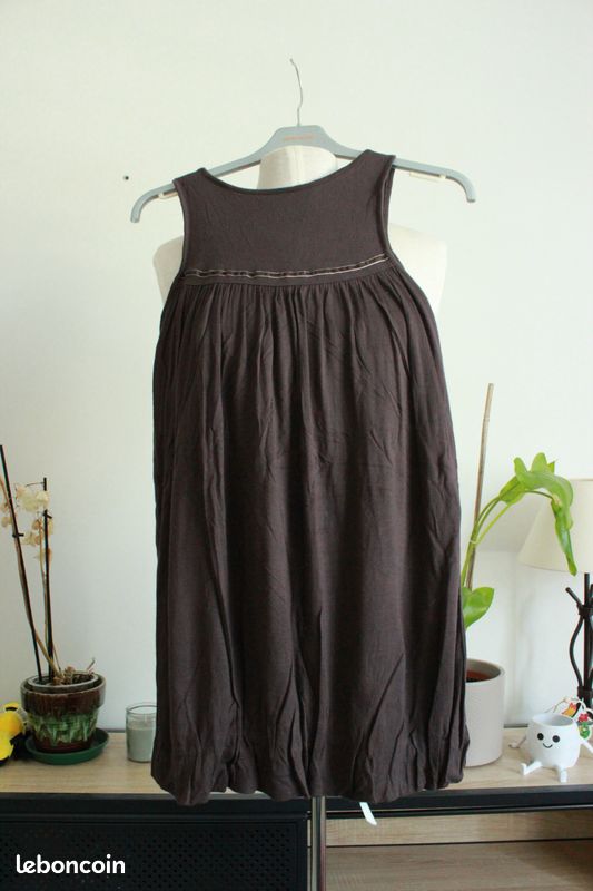 Robe marron Sergent major 12 ans XXS (image 2)