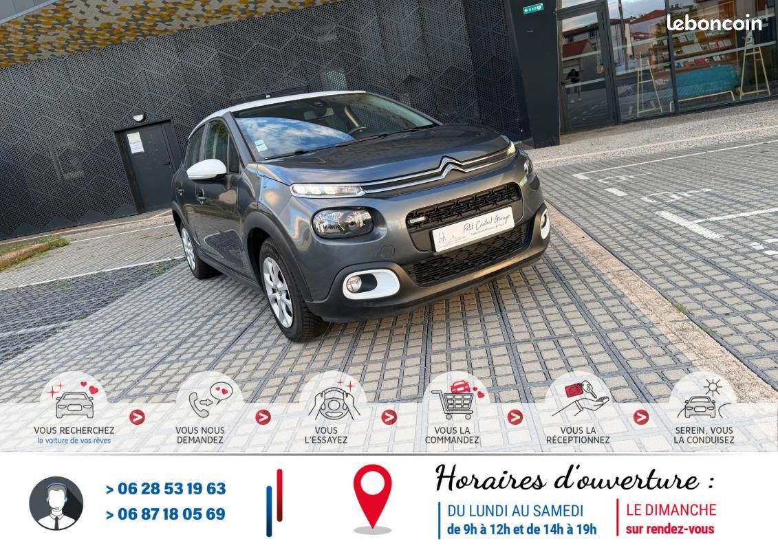Citroën C3 1.2 i 82cv Feel 💳 x12 Vitres Crit'Air 1*Ct Kit Distribution Entretien Complet Ok*Véhic... (image 2)