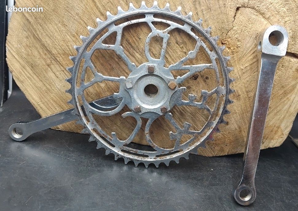Pédalier Vélo De Course Ancien - 46 Dents, 170 Mm - Altes Fahrrad - Occasion