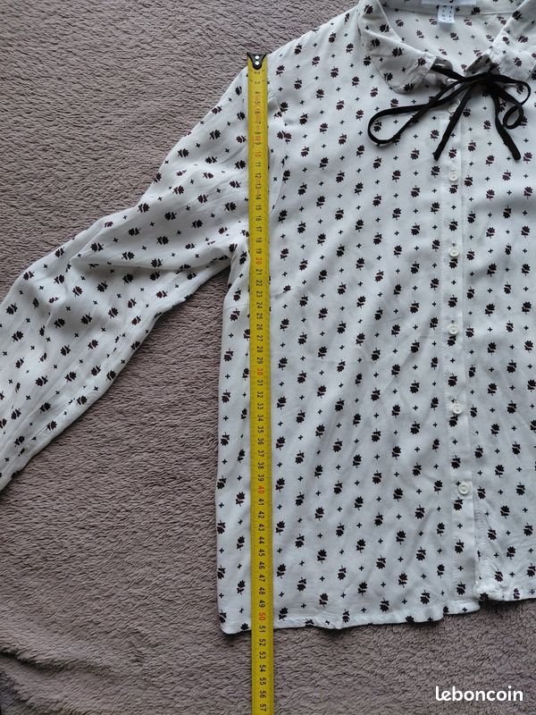 Chemise Femme Mexx à Manches Longues - Imprimé Fleuri Multicolore - Taille S - Occasion Très Bon état