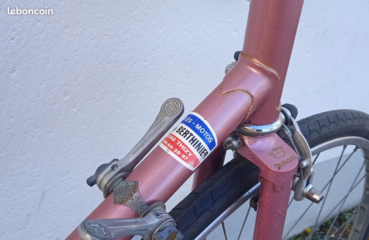 Design De Vélo De Montagne Rétro Mettant En Vedette Une Silhouette De