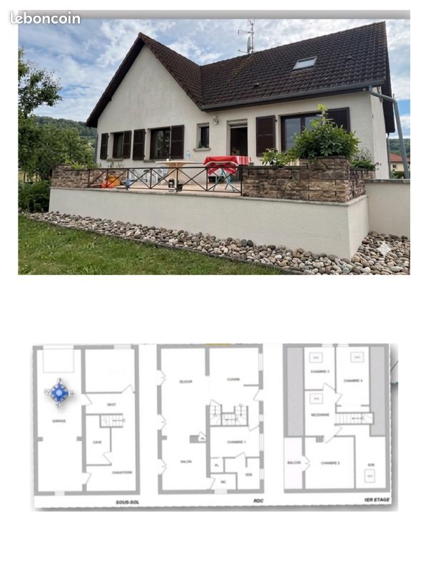 Maison 6 pièces 131 m² · à Vaivre-Et-Montoille · 131 m² · 260 000 €