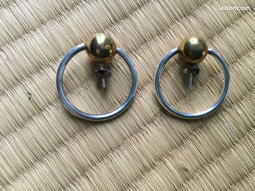 Boucles d’oreilles en argent (image 1)