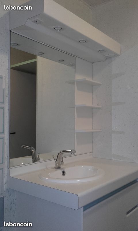 Ensemble de meubles de salle de bain sanyjura fabrication francaise 210 (image 2)