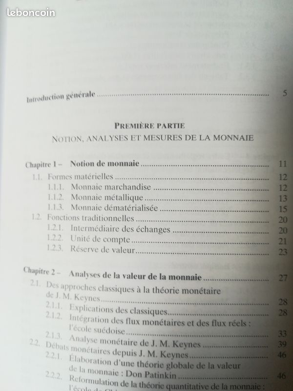 Livre Economie Monétaire et Financière (image 5)