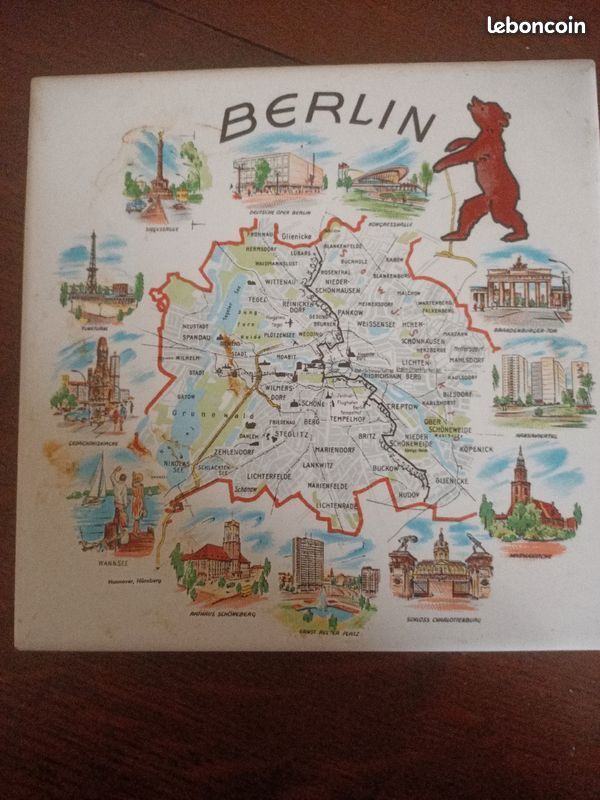 Dessous de plat de Berlin collector année 70 (image 1)