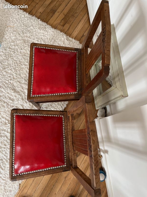 2 chaises en bois (image 5)