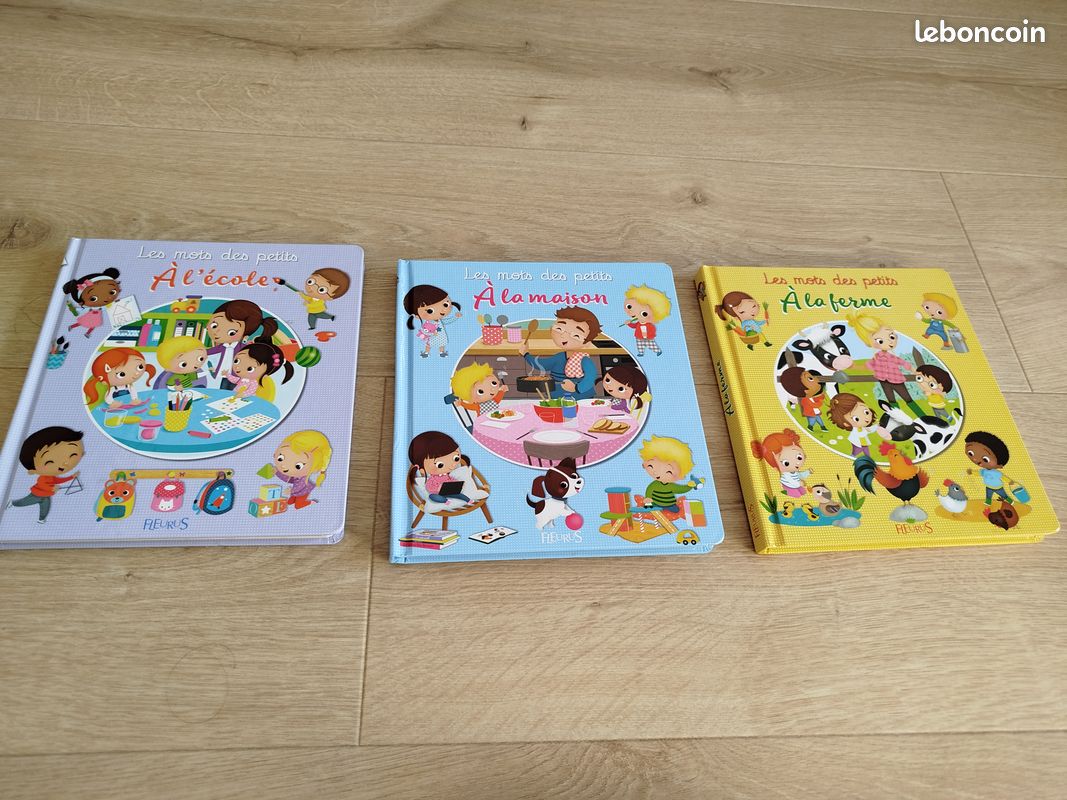 Lot de 3 livres les mots des petits (image 1)