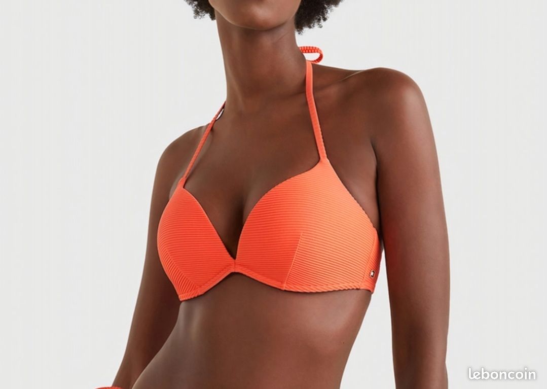 Soutien Gorge Maillot De Bain Tommy Haut De Bikini Triangle