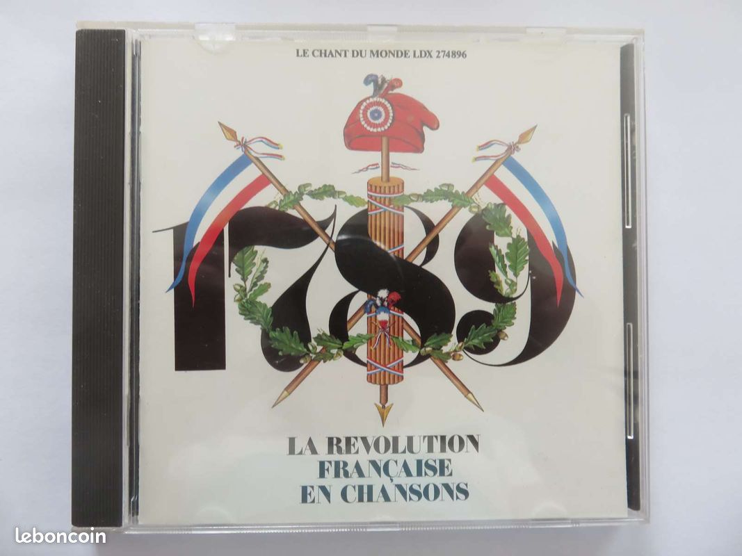 CD 1789 - La Révolution Française en Chansons 21 titre - frais d'envoi 2,75 euross (image 1)