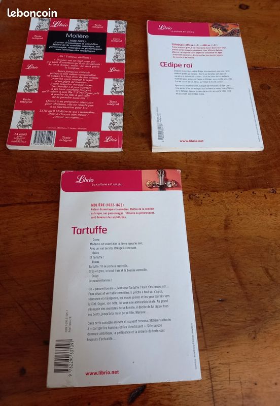 Lot de 3 livres Editions Librio (image 2)