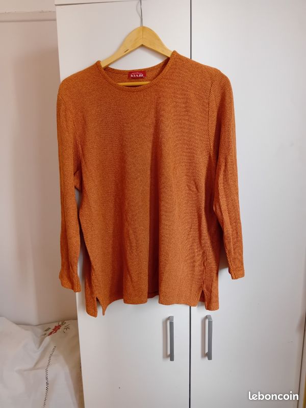 Pull over couleur saumon Vêtements