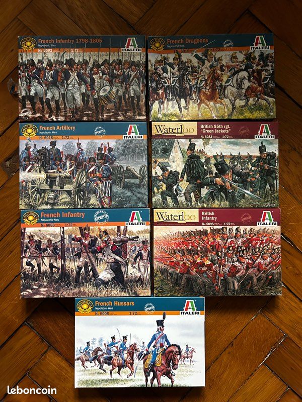 Lot figurines Italeri 1/72 époque Guerres Napoléoniennes (image 1)