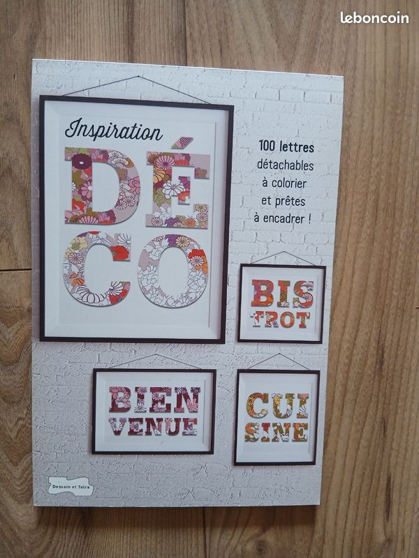 Coloriage : Lettres détachable colorier et a encadrer (image 3)