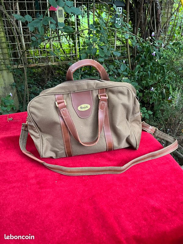 Sac de nuit en tweed | Sac fourre-tout