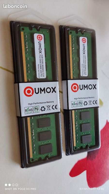 Barrettes ddr2 neuves (image 1)