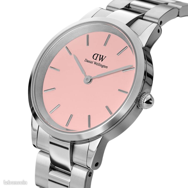 Daniel Wellington Montre Iconic Link Silver&Pastel-pink D36 + Petite Unitone Silver D28 GDWP00501789 (image 5)