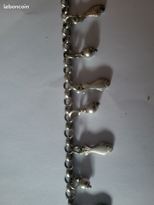 Bracelet argent 925 à breloques (image 3)