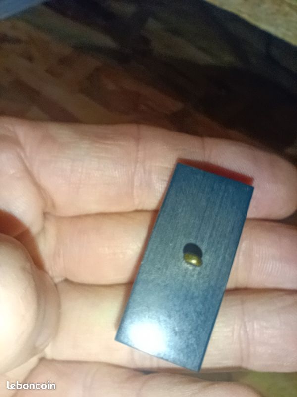 Bouton Ancien Mercerie En Galalithe Gris - Lot De 1 à 10 Pièces - Occasion Vintage