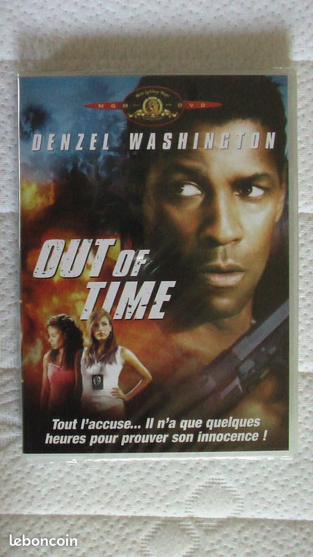 DVD "Out of Time" avec Denzel Washington. Neuf, sous blister (image 1)