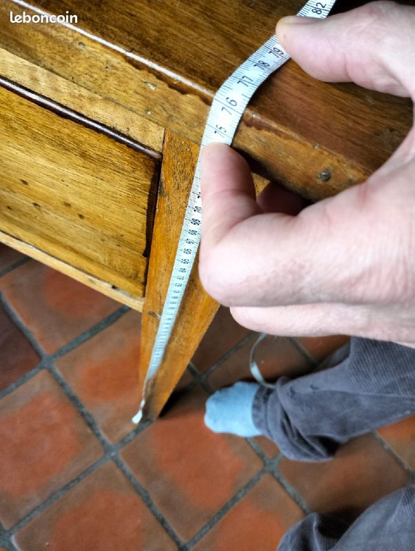 Table Pétrin avec tiroir en bois massif (image 7)