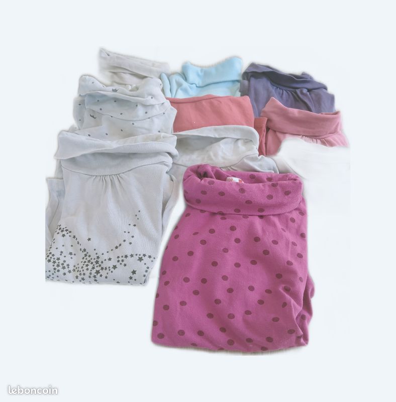 Tee shirts col roulé (image 1)