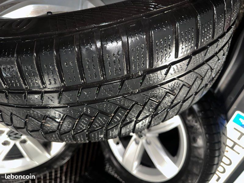 4 jantes alu volkswagen d’origine + pneus continental (image 6)