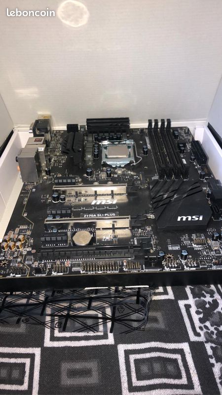 Msi z170a sli plus + Intel Core i5 6600 (image 1)