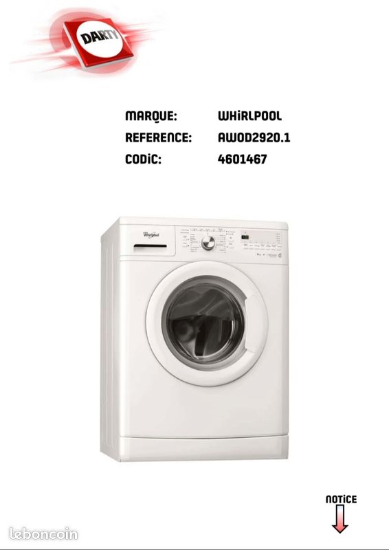 Lave-linge 9Kg (image 9)