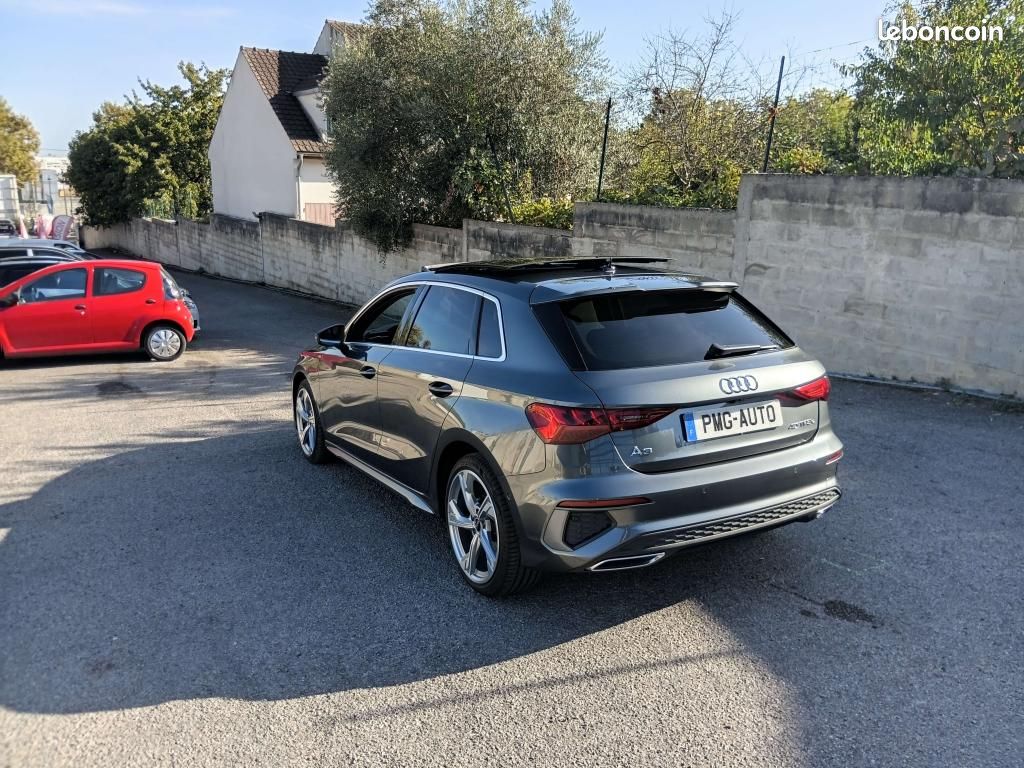 AUDI A3 Sportback 1.4 40 TFSI e - 204 - BV S-Tronic 6 8Y SPORTBACK S line PHASE 1 (image 9)