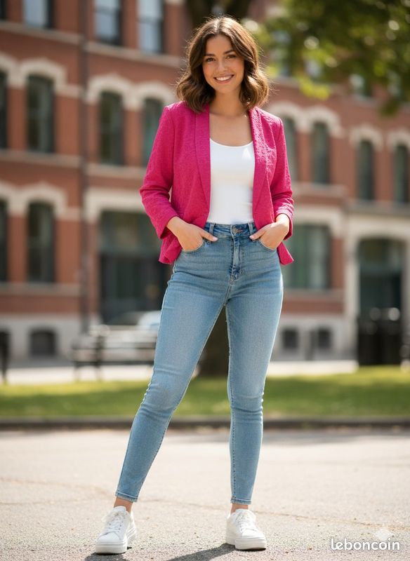 Veste Blazer Rose H&M Vêtements