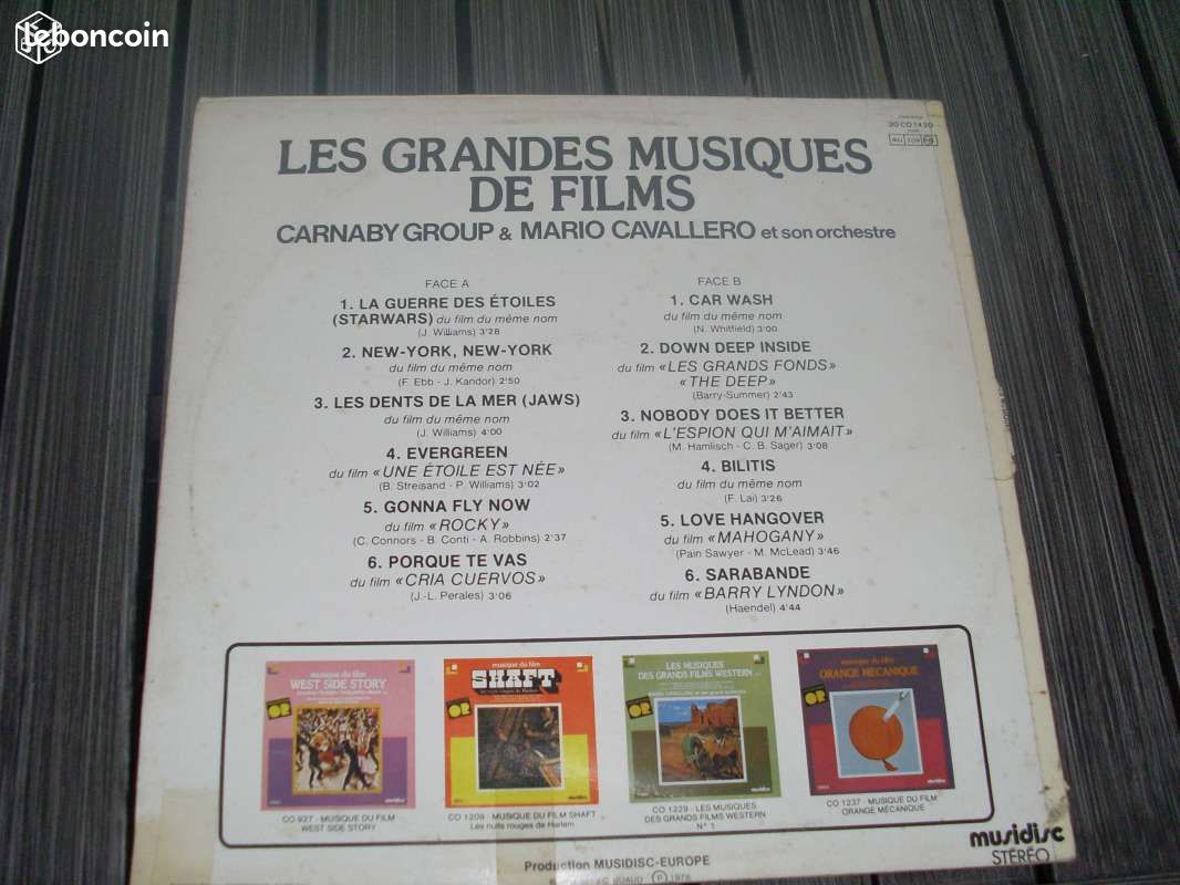 Vinyl LES GRANDES MUSIQUES DE FIMS (image 2)