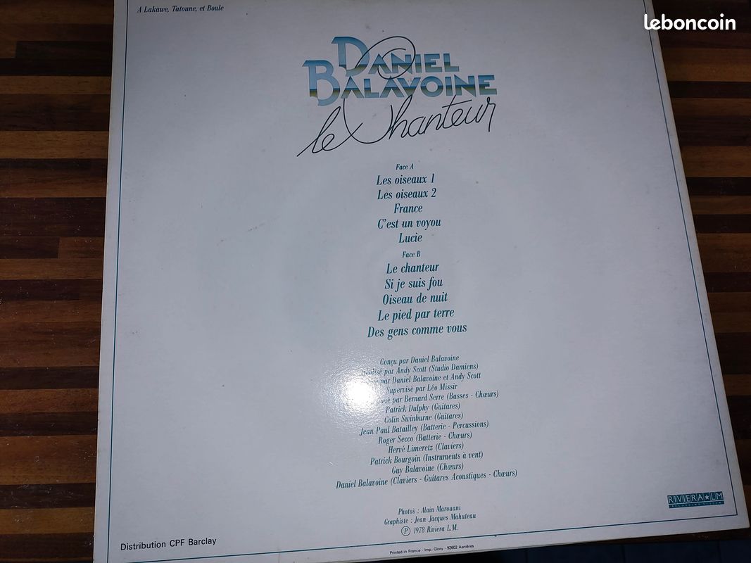 7 albums 33 tours daniel balavoine (image 5)
