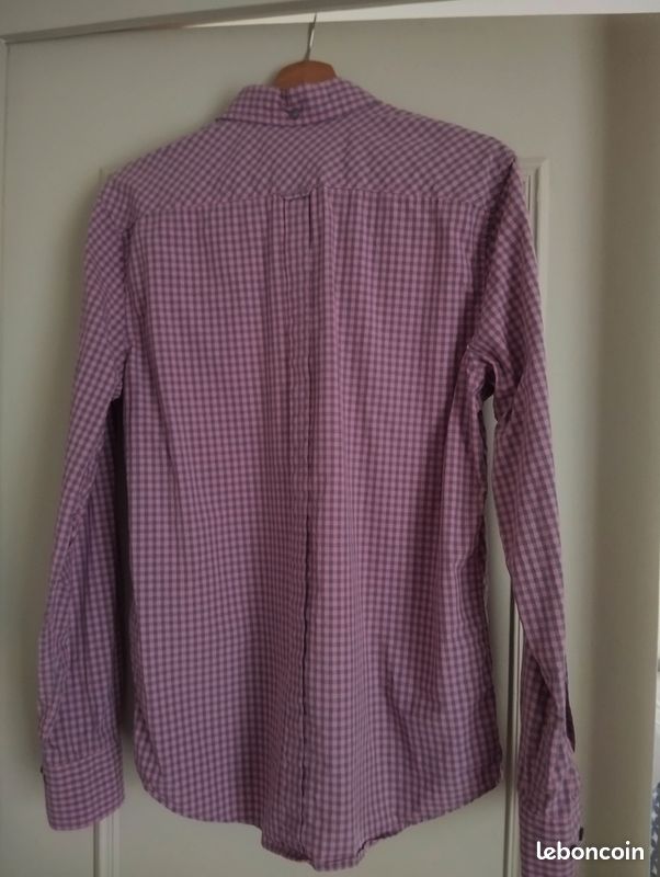 Chemise Homme Ben Sherman Manches Longues En Coton - Taille M - Multicolore - Occasion Très Bon état